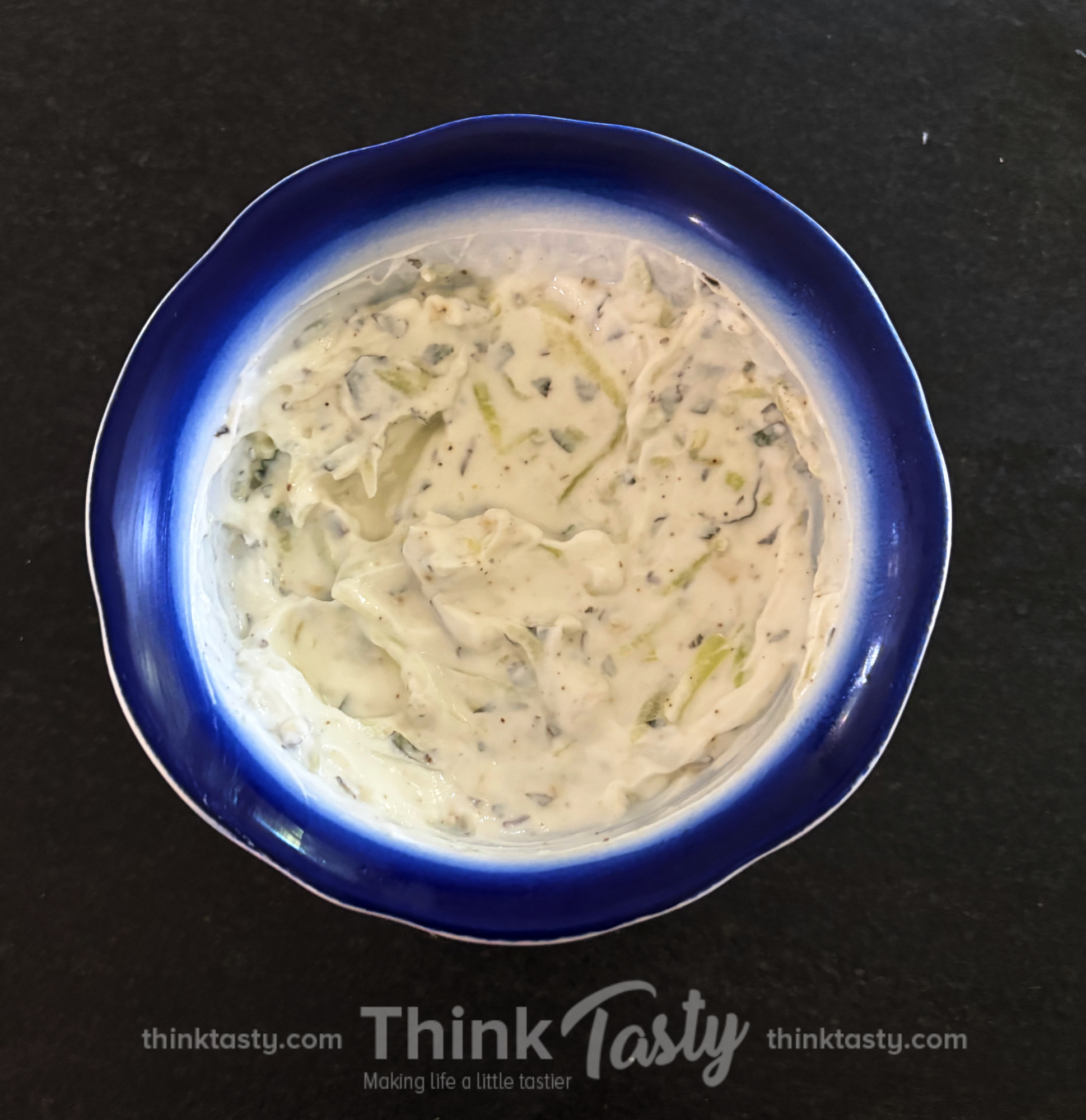 creamy homemade tzatziki