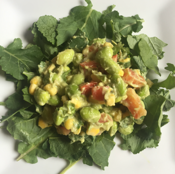 Edamame Avocado Salad Think Tasty