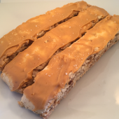 Salted Butterscotch and Pecan Biscotti