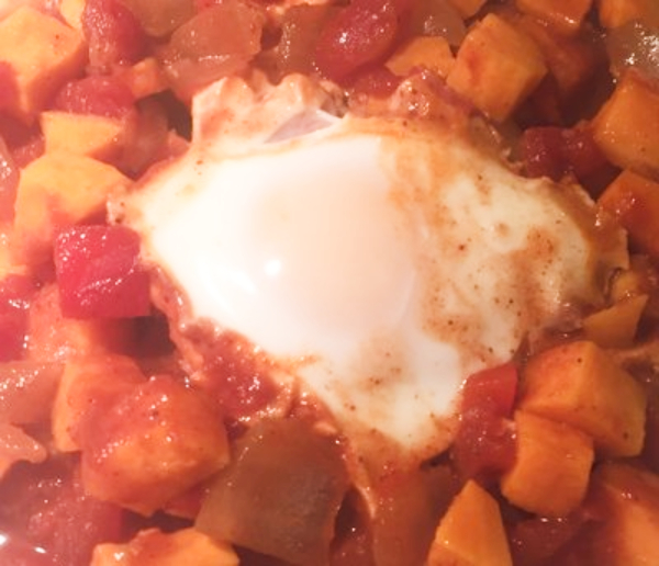 Sweet Potato ShakShuka Think Tasty