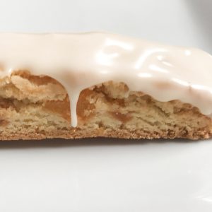 frosted apricot biscotti