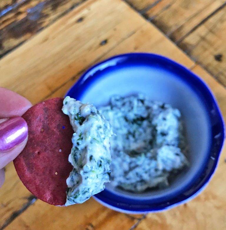 Healthy Spinach Dip Think Tasty