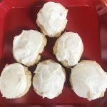 Frosted Eggnog Cookies