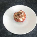 Caramelized Peaches with Bacon & Blue Cheese 2