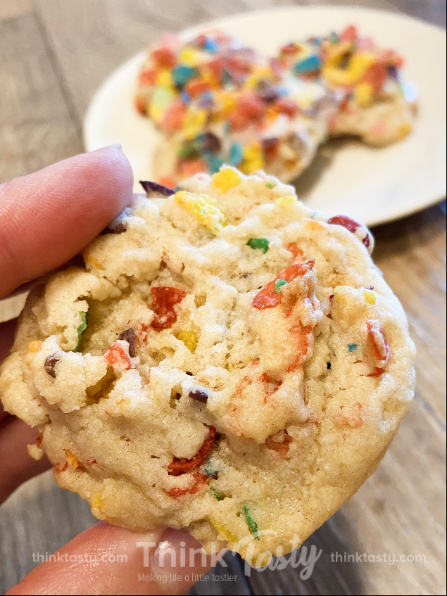 cookies filled and frosted with fruity rice cereal