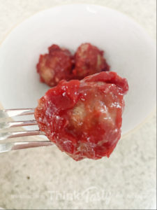 turkey meatballs in cranberry tomato sauce