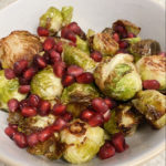 Roasted Brussel Sprouts with Pomegranate
