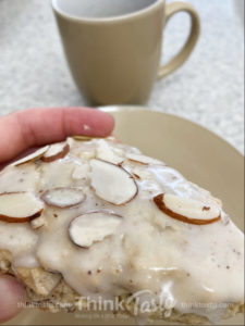 eggnog and almond scones