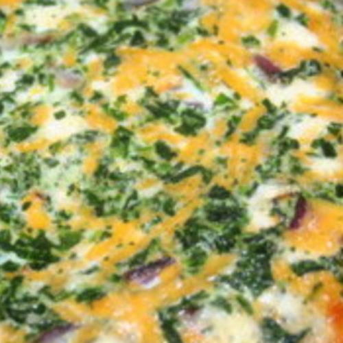 spinach and egg white quiche