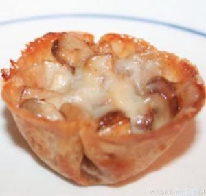 mini mushroom tarts
