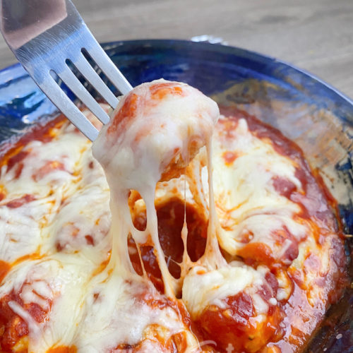 Chicken parm meatballs