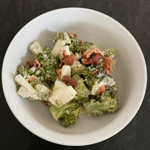 broccoli apple bacon salad