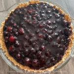 two berry cream cheese pie